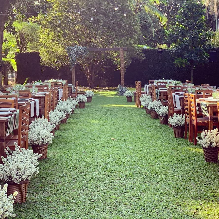 Decoração floral intimista